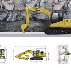 Экскаватор XG815FL