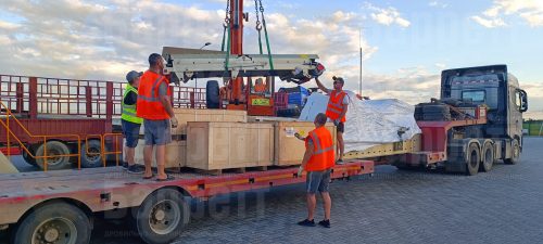 Отправка дробильно-сортировочного комплекса нашим партнерам